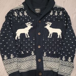 Excellent Condition Burton menswear cardigan blue size Large